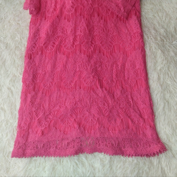 Love By Design Lace Long Sleeve Midi Dress Size S - Picture 4 of 9